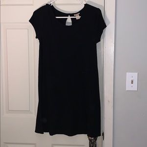 Black t-shirt dress